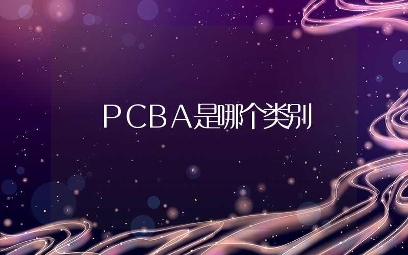 PCBA是哪个类别